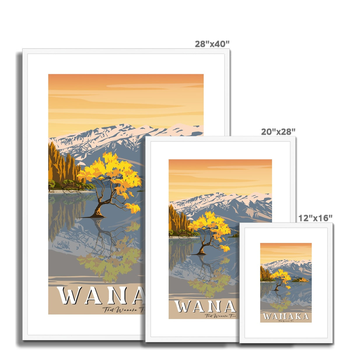 Wanaka Framed & Mounted Print