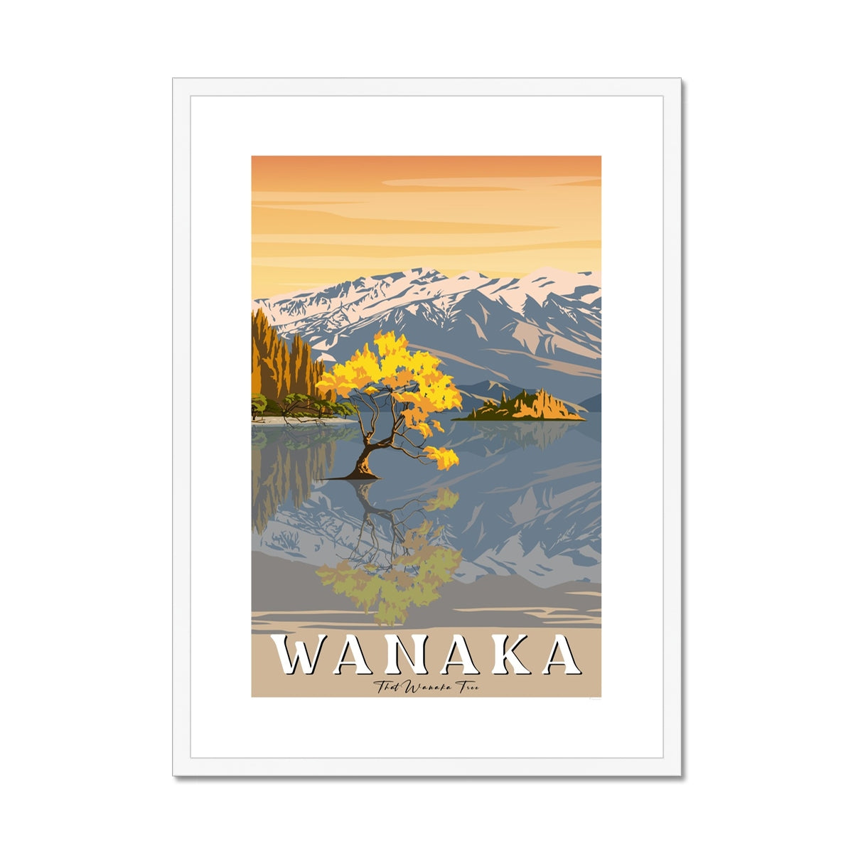 Wanaka Framed & Mounted Print