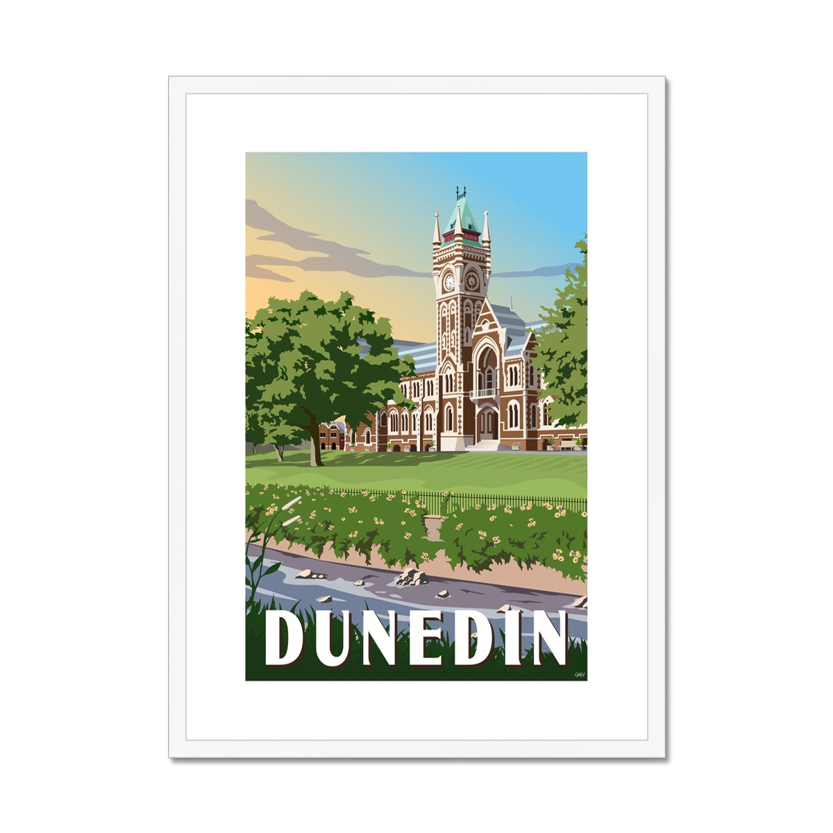 Dunedin Framed & Mounted Print