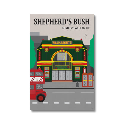 Shepherd's Bush Walkabout, London Canvas