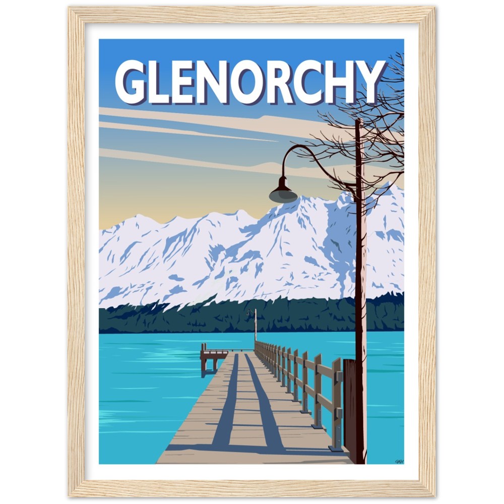 Glenorchy Wharf in Winter, New Zealand